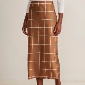 *NEW* Vineyard Vines Checkered Midi Skirt
